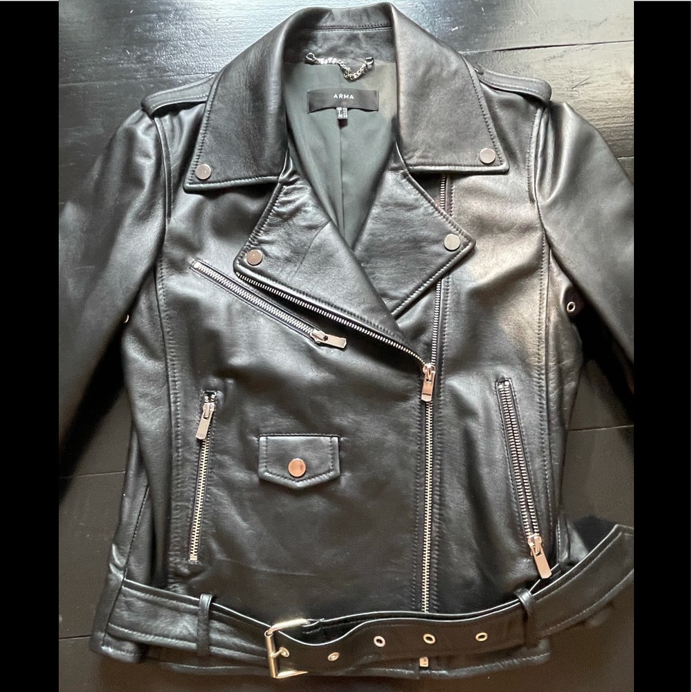 Arma LeatherMotorcycle Jacket $400 Farfetch
